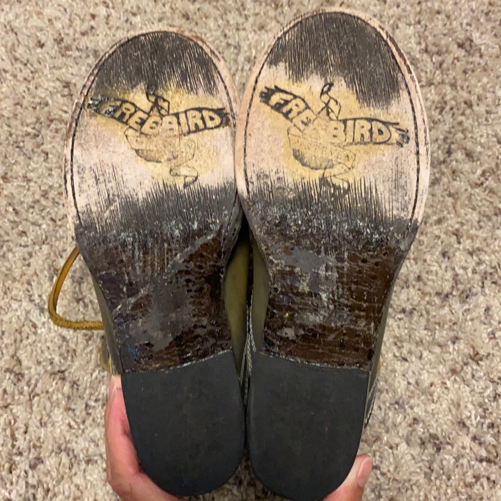Freebird distressed boots.